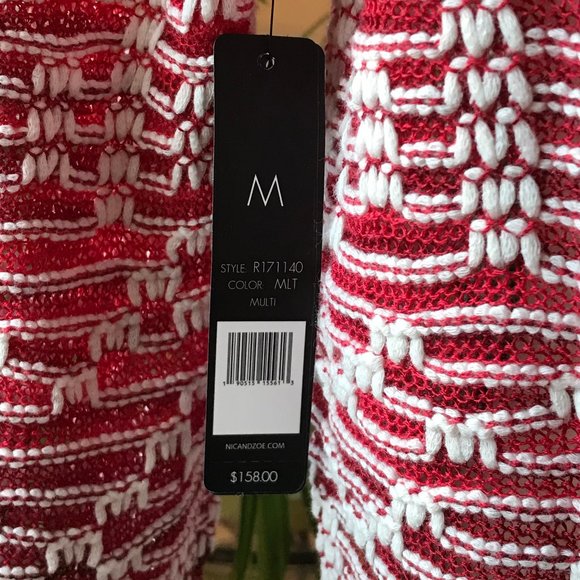 Nic & Zoe lightweight textured jacket size M. - Picture 6 of 7